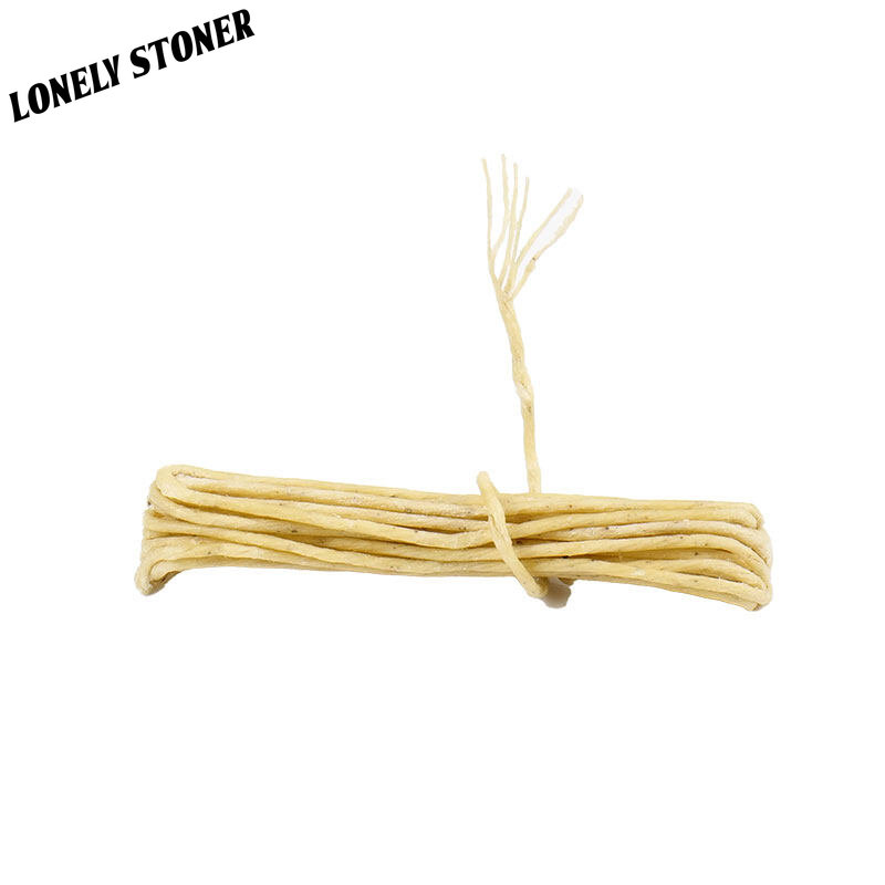 2 Meters Natural Wick String 200CM Length Rope Wax Candle Wicks Beeswax Wick Rope Lonely