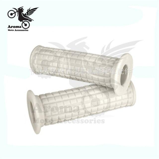 soft rubber retro scooter bar grips classic motorbike handle bar