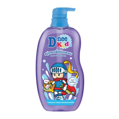 D-NEE KIDS HEAD AND BODY BATH VERY BERRY 600ML. VIOLET