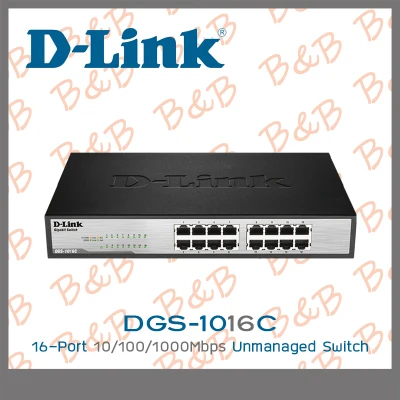 D-LINK DGS-1016C Ethernet Switch 16-Port 10/100/1000 BY B&B ONLINE SHOP