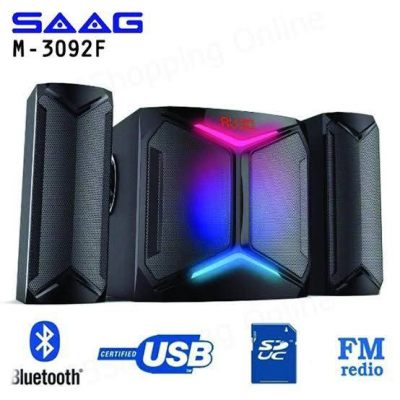 ดูภาพ SAAG ECLIPSE Speaker 2.1 Ch.ชุดลำโพงมัลติมีเดีย กำลังขับ 49 วัตต์ รองรับ Bluetooth/AUX/USB/SD/FM/LED/Remote ประกันศูนย์ เพิ่มเติม SAAG ECLIPSE Speaker 2.1 Ch.ชุดลำโพงมัลติมีเดีย กำลังขับ 49 วัตต์ รองรับ Bluetooth/AUX/USB/SD/FM/LED/Remote ประกันศูนย์