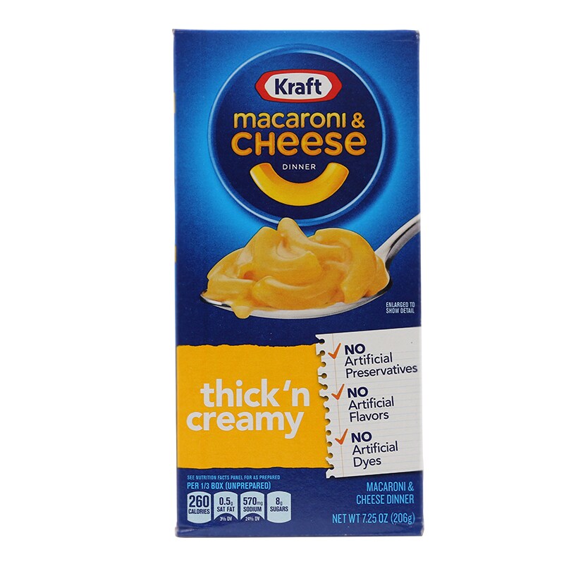 Kraft Macaroni Thick Creamy 206.9g.