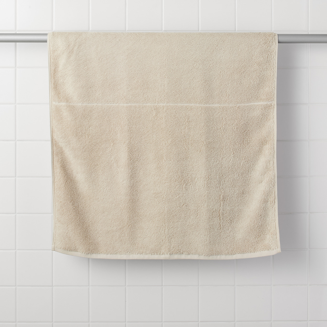 มูจิ ผ้าขนหนูผ้าฝ้ายออร์แกนิก - MUJI Cotton Pile Towel สี สีเทาอ่อน สี สีเทาอ่อนsize Bath Towel 70x140 CM