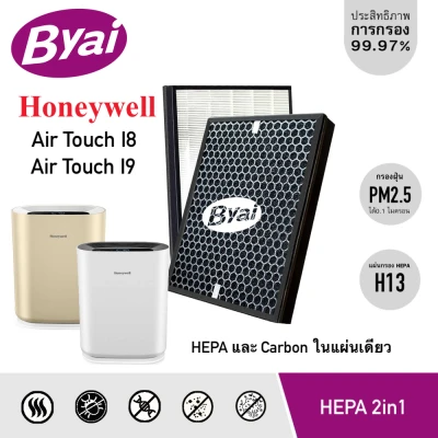 แผ่นกรองอากาศ สำหรับ เครื่องฟอกอากาศ Honeywell Air Touch I8 และ I9 ใช้แทนไส้กรองรุ่น HCMF30M0013, HAC30M1401