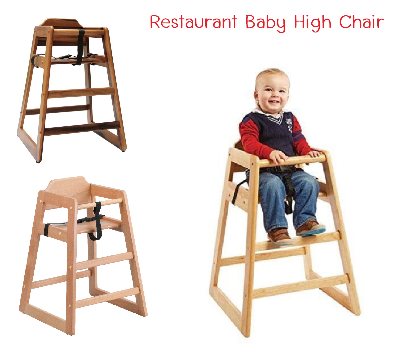 เก้าอี้เด็ก,เก้าอี้เด็กทานข้าว,เก้าอี้ไม้ทานข้าว,เก้าอี้เด็กไม้,เก้าอี้ทานข้าวเด็กไม้ Stackable Baby High Chair,Wood