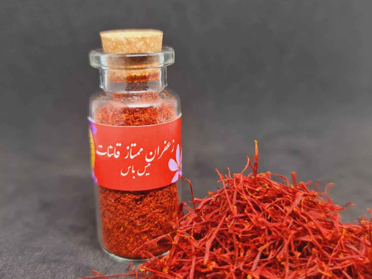 Saffron powder 2 กรัม (2g) แซฟฟรอน หญ้าฝรั่น อิหร่าน บริสุทธิ์ 100% Iranian saffron powder 2 grams MISSBOSS 100% Pure