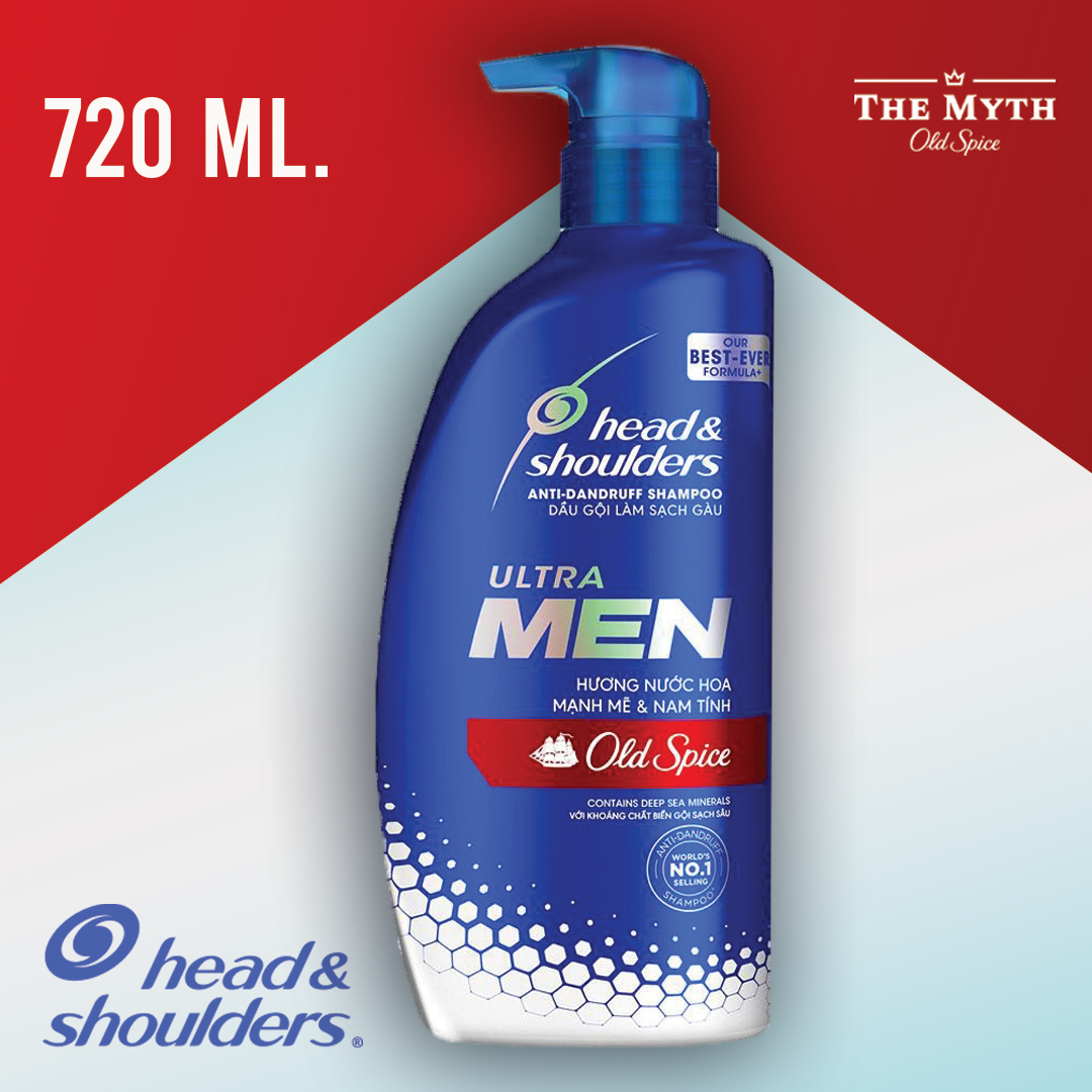 Old Spice x Head & Shoulders Ultramen Shampoo รวมแชมพู ขจัดรังแค กลิ่น ...