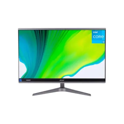 Acer All-in-one PC with keyboard & mouse /i3-1115G4/4GB/1TB HDD/23.8"FHD/W10+MS Office/3Y Parts labor & onsite service | AIO Aspire C24-1650-1114G1T23Mi/T003