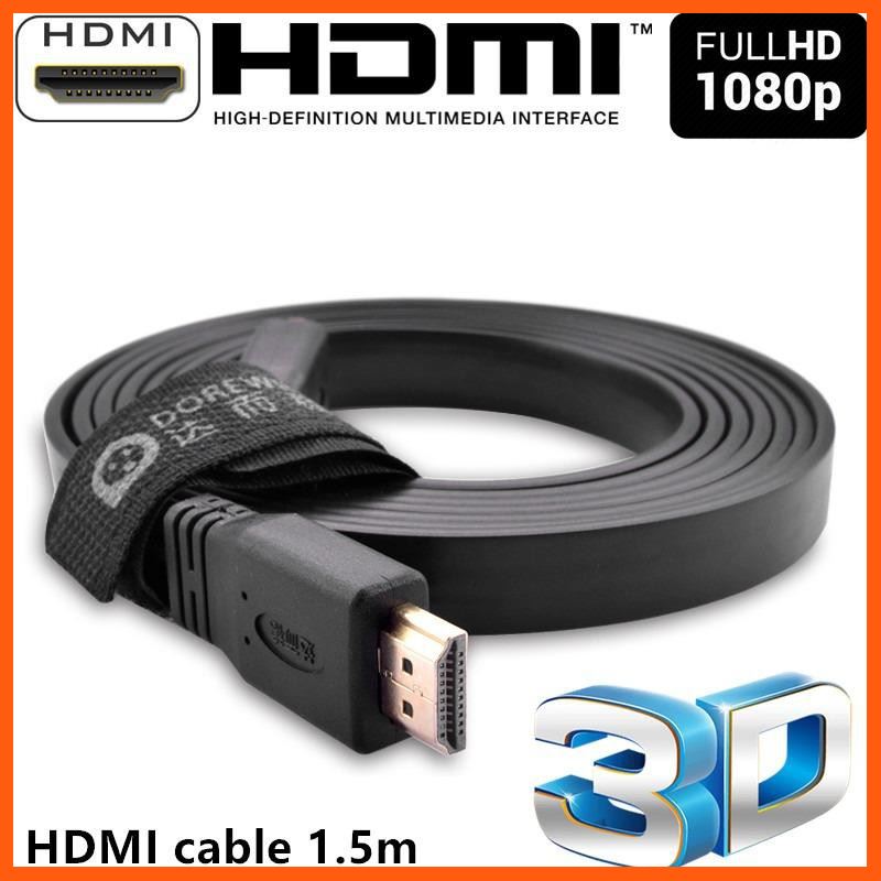 Best Quality HDMI High Speed 1.5M 1080p 3D VER 1.4 สายแบบอ่อนแบนยาว 1.5เมตร อุปกรณ์คอมพิวเตอร์ Computer equipment สายusb สายชาร์ด อุปกรณ์เชื่อมต่อ hdmi Hdmi connector อุปกรณ์อิเล็กทรอนิกส์ Electronic device