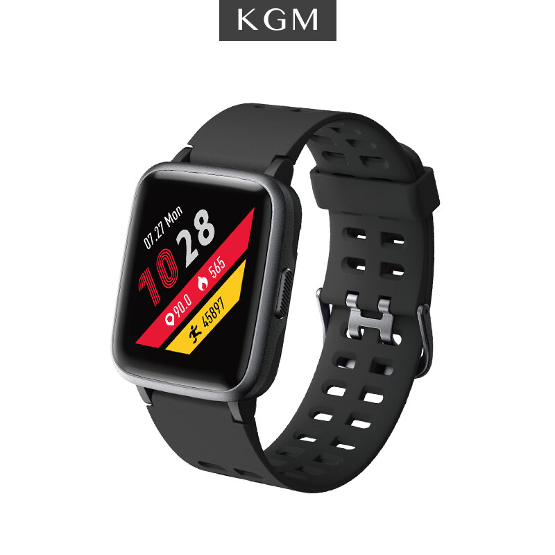 KGM โลหะสัมผัสแบบเต็มหน้าจอ Smart Watch นาฬิกาสมาทวอช สมาร์ทวอทช์ นาฬิกาดิจิตอล Smartwatch เครื่องวัดอัตราการเต้นของหัวใจ โหมดมัลติสปอร์ต กันน้ำ IP68 นาฬิกาผู้หญิง นาฬิกาผู้ชาย สี ดำ สี ดำการเชื่อมต่อนาฬิกา บลูทูธขนาดหน้าปัด ฟรีไซส์ขนาดหน้าปัด (มม) 35