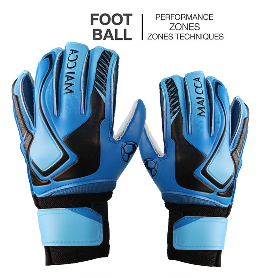 Aliz Selection ถุงมือผู้รักษาประตู ถุงมือโกล 1 คู่ ถุงมือผู้รักษาประตูสีฟ้า Soccer goalkeeper gloves มีไซส์6-10