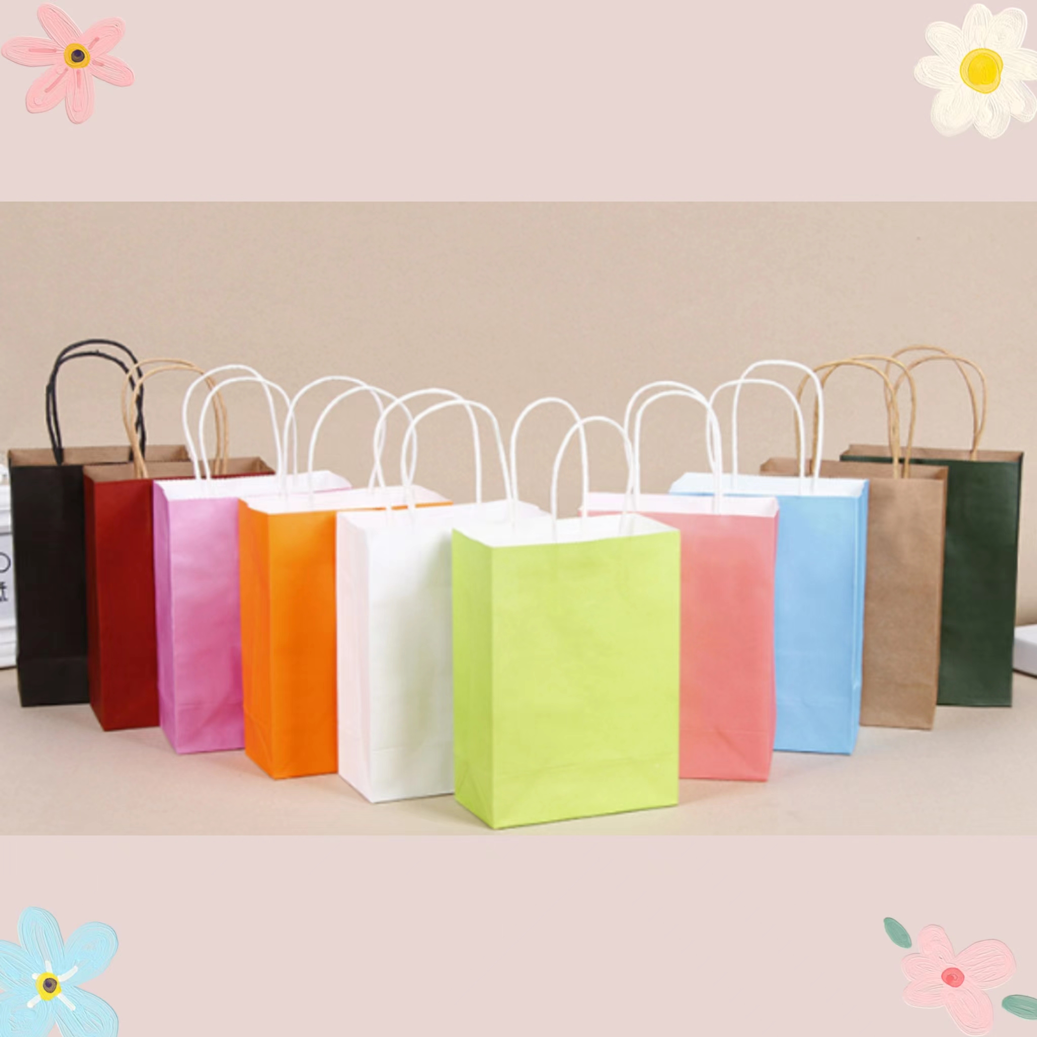 พร้อมส่ง ถุงกระดาษกระดาษคราฟท์สีสันสดใสถุงกระดาษกระดาษคราฟท์สีสันสดใส ...