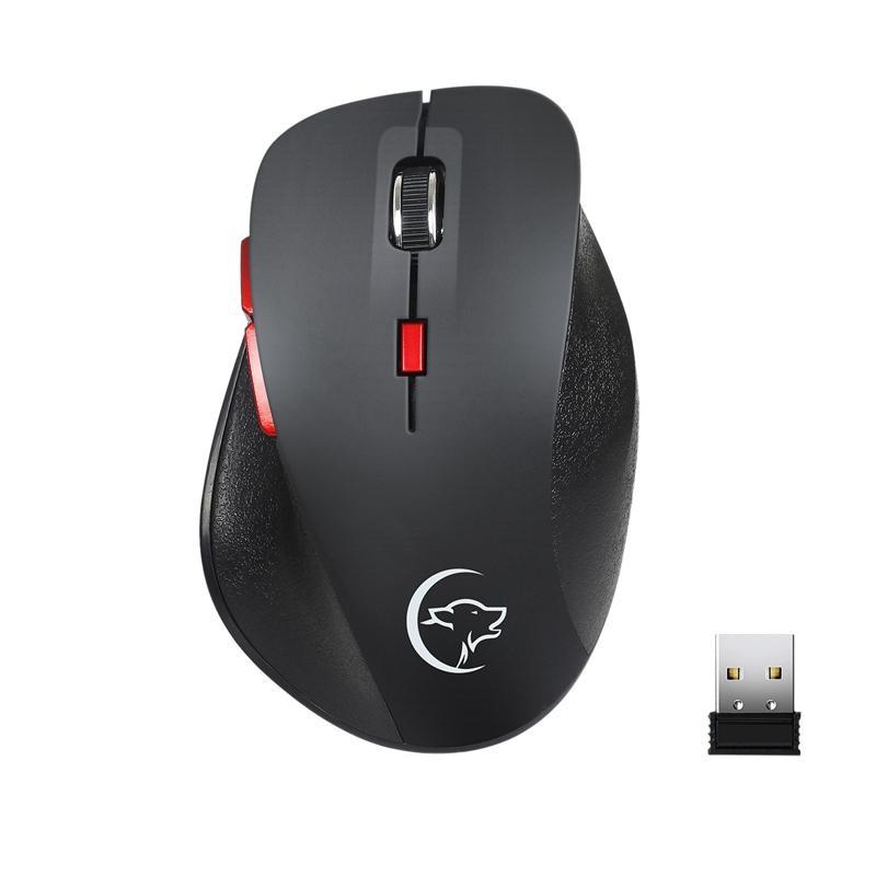 Giá 2.4Ghz Wireless Mouse Ergonomic Mice 6 Buttons 2400Dpi 4 Adjustment Levels for Computer Laptop Desktop