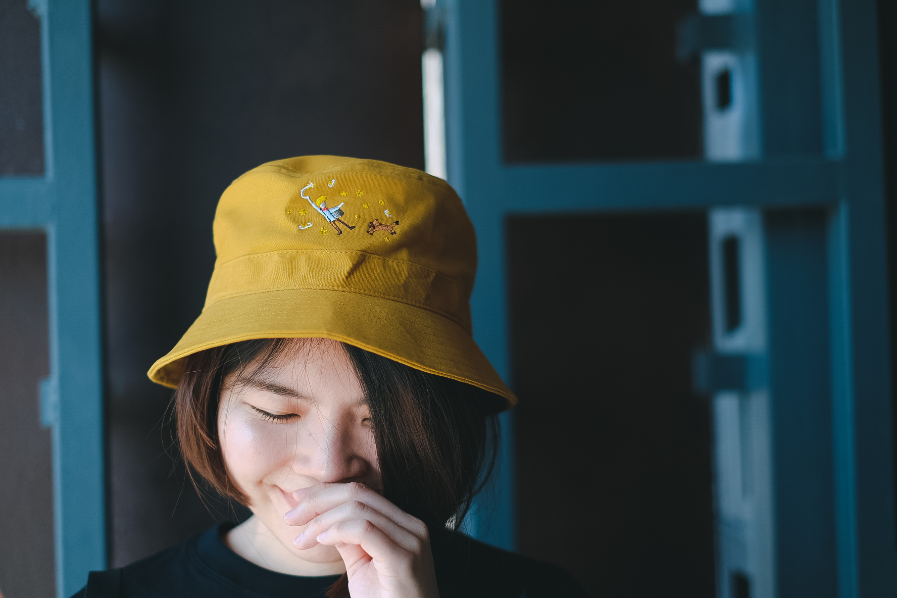 katji / Eco-friendly Bucket Hat สี Prince-Yellow