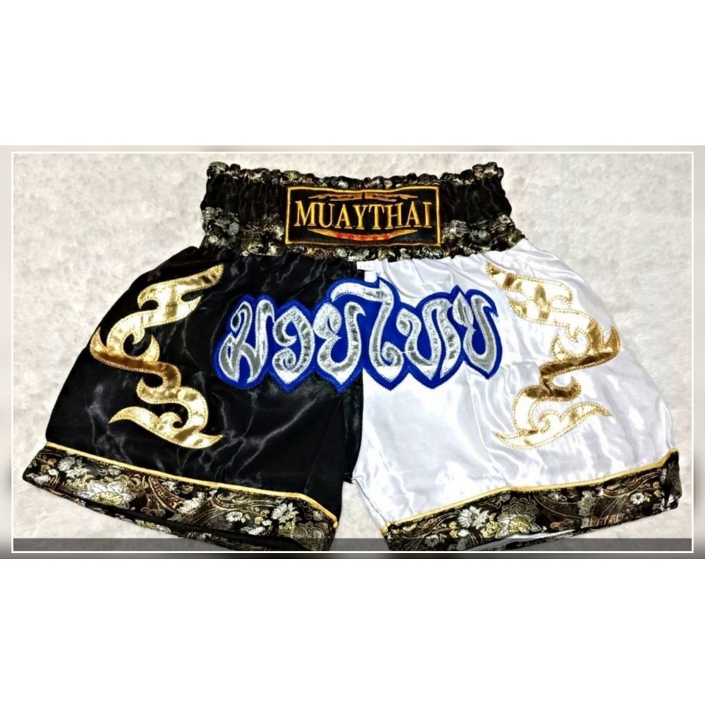 กางเกงมวยเด็ก มี 10 สี [พร้อมส่ง] มีเก็บเงินปลายทาง Muay Thai Boxing มวยไทยกางเกง