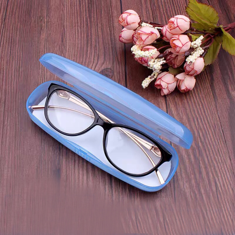 Transparent PVC Glasses Case Women Men Plastic Sunglasses Glasses Box