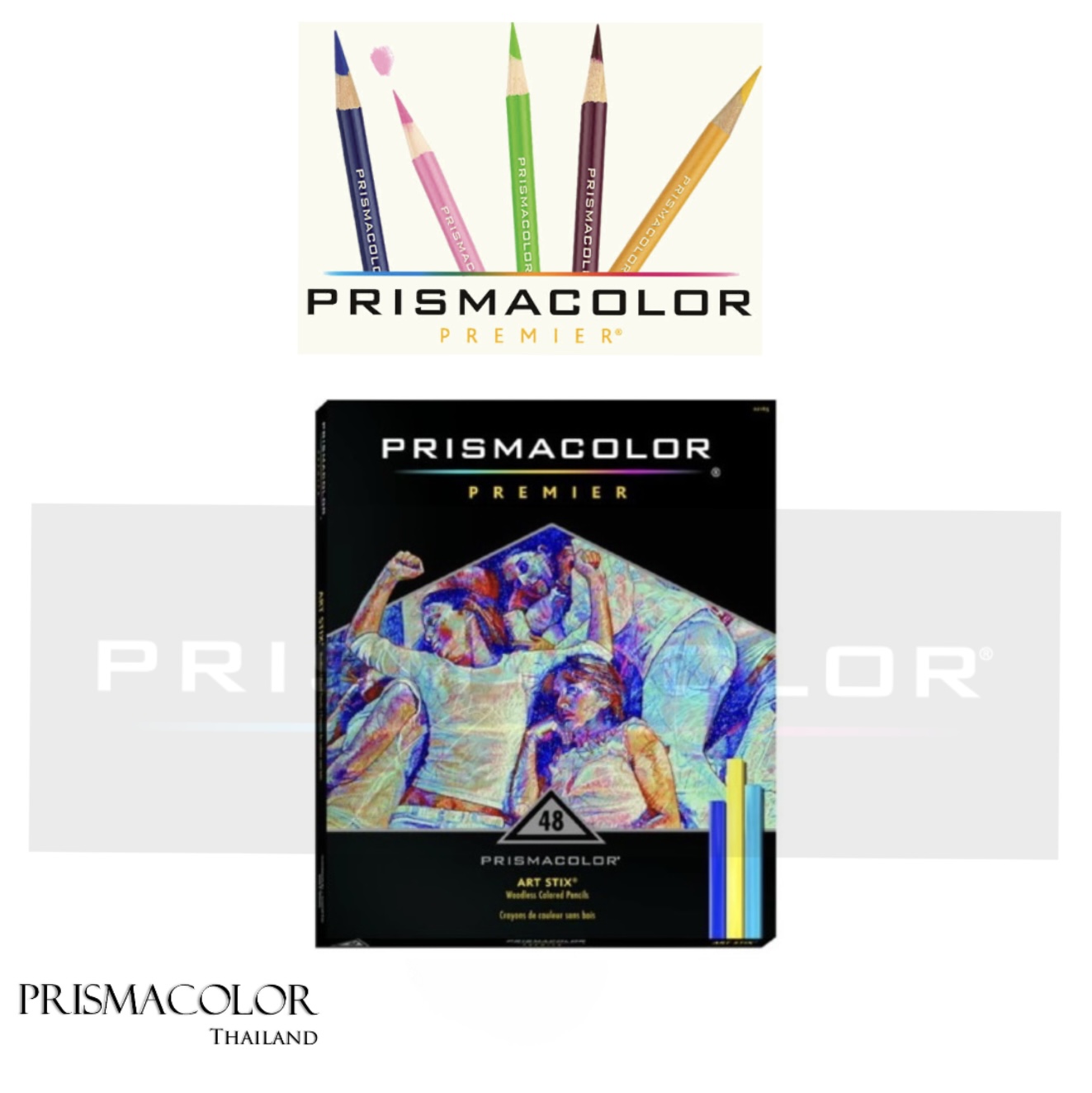 Premier Art Prismacolor Art Stix 48 ART STIX PRISMACOLOR PREMIER