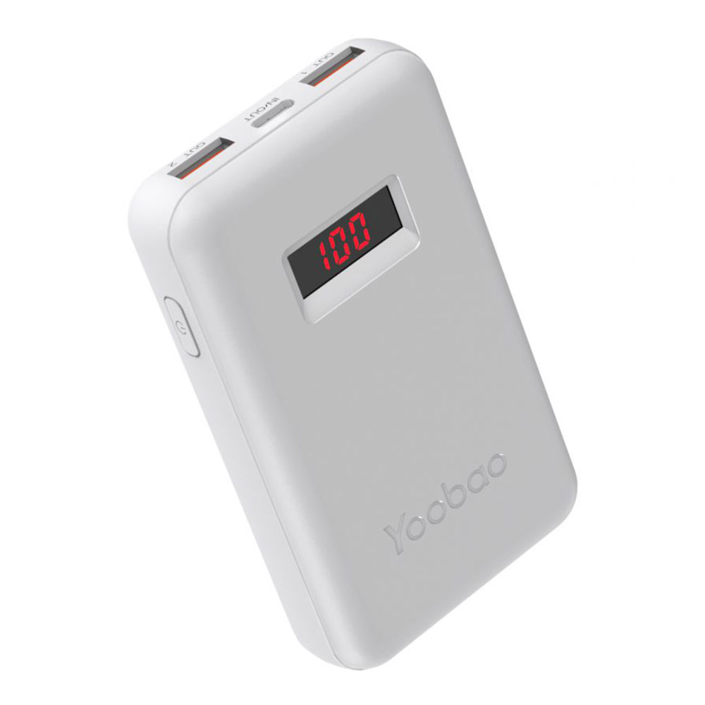 POWER BANK YOOBAO PD13 13000 MAh PD QC3 0 WHITE