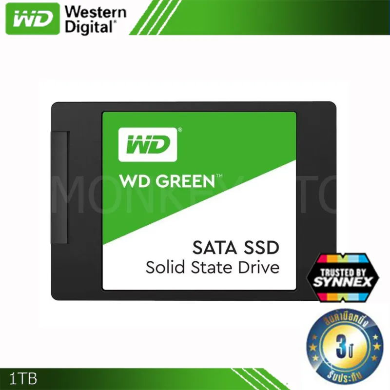 ภาพสินค้าWestern Digital(เวสเทิร์นดิจิตอล) 120GB,240GB,480GB,1TB SSD (เอสเอสดี) WD GREEN SATA III 6Gb/s Warranty 3 ปี จากร้าน Waaroom บน Lazada ภาพที่ 5