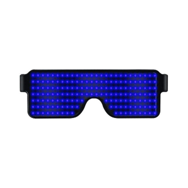 DJ LED Glasses Light Up Glow Flashing Sunglasses Eyewear Nightclub Party USB New Flashing Blink DJ Sunglasses Glow Party Supplie