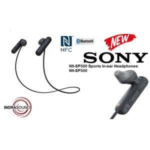 Sonyหูฟัง Bluetooth/NFCรุ่น WI-SP500 Sports In-ear Headphones ป้องกันน้ำกระเซ็นและป้องกันเหงื่อด้วยระดับ IPX4  การเล่นสูงสุด 8 ชั่วโมง