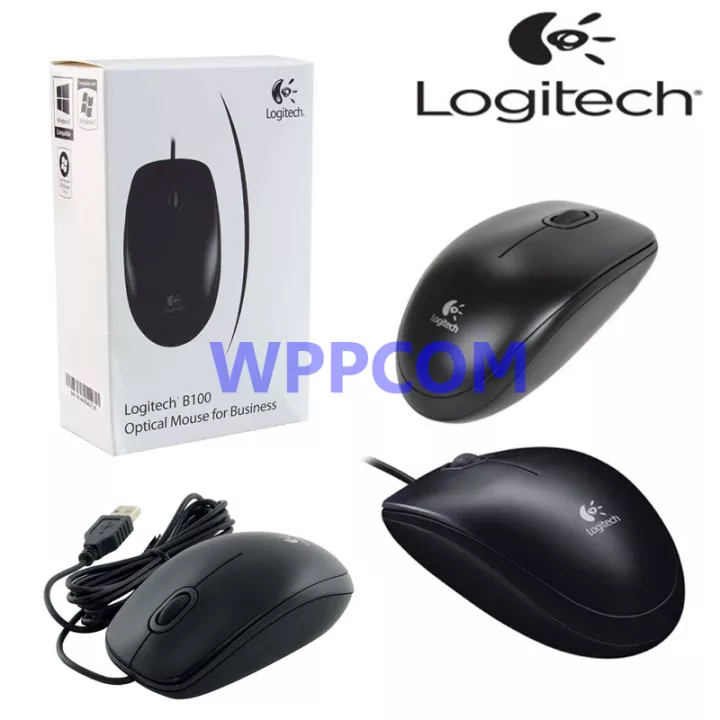 ของแท้เมาส์ LOGITECH B100 Optical MOUSE เม้าส์ ประกันศูนย์ไทย 3 ปี ...