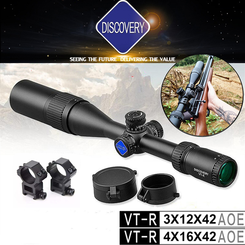 ORIGINAL Discovery กล้องติดปืนยาว VT-R 4-16x42 AOE/VT-R 3-12x42 AOE High Shock Proof Scope (สินค้าเกรดสูงAAA รับประกันคุณภาพค่ะ)