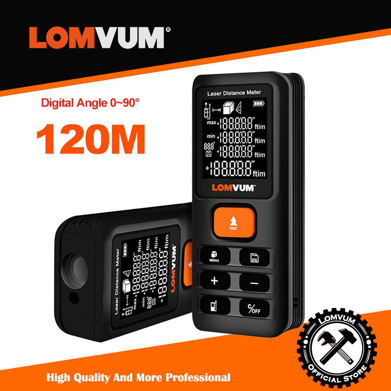 LOMVUM สินค้าใหม่เลเซอร์วัดระยะทางแบบพกพาเลเซอร์เครื่องวัดเมตร50M 70M 100M 100M Mute เลเซอร์อัจฉริยะวัด Rangefinder