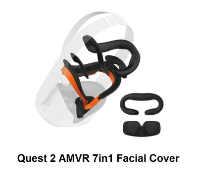 Quest 2 Accessories — Silicone Facial Cover for Oculus Quest 2