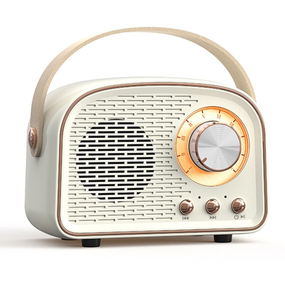 AR Portable Handle Classical Music FM Receiver 5.0 With MIC Mini Radio