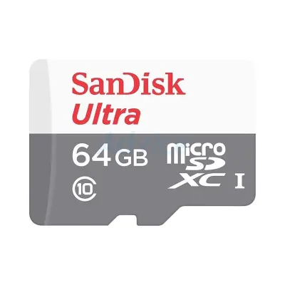 Micro SD 64GB SanDisk Ultra SDSQUNR-064G-GN3MN (100MB/s,)
