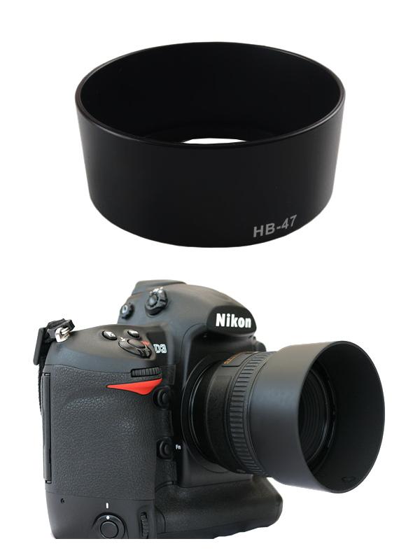 Nikon Lens Hood เทียบเท่า HB-47 for Nikkor 50mm f/1.8G, Nikkor 50mm f/1.4G, Yongnuo 50mm f1.8, Yongnuo 35mm f2