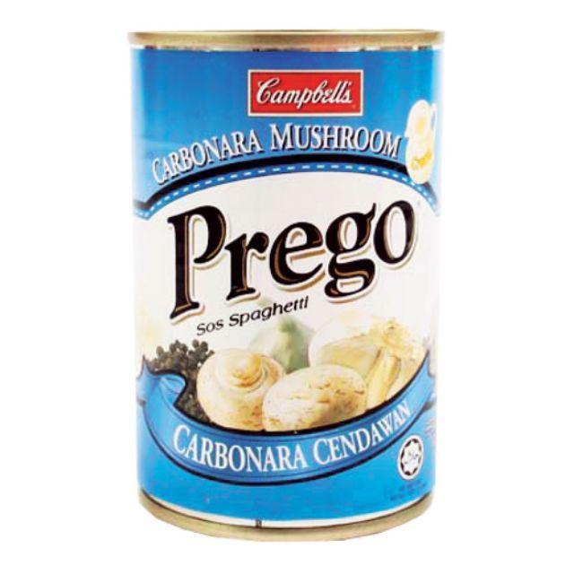 พรีโก้ คาโบนารา มัชรูมครีม ขนาด 300กรัม/กระป๋อง Prego Carbonara Mushroom Cream My FooD
