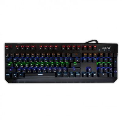 OKER K79 Gaming Keyboard Mechanical Blue Switch คีย์บอร์ดเกมมิ่ง