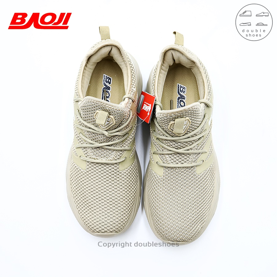 BAOJI ของแท้ 100% รองเท้าวิ่ง รองเท้าผ้าใบชาย รุ่น BJM425 (ดำ/เทา/กาแฟ) ไซส์ 41-45