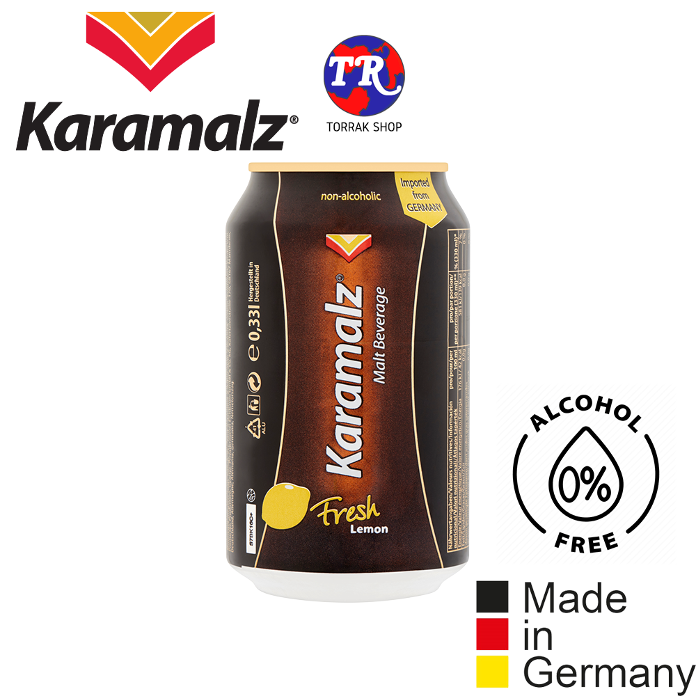 Karamalz Malt Beverage Lemon คาราไมลส์เครื่องดื่มมอล์ต รสเลมอน 330มล.
