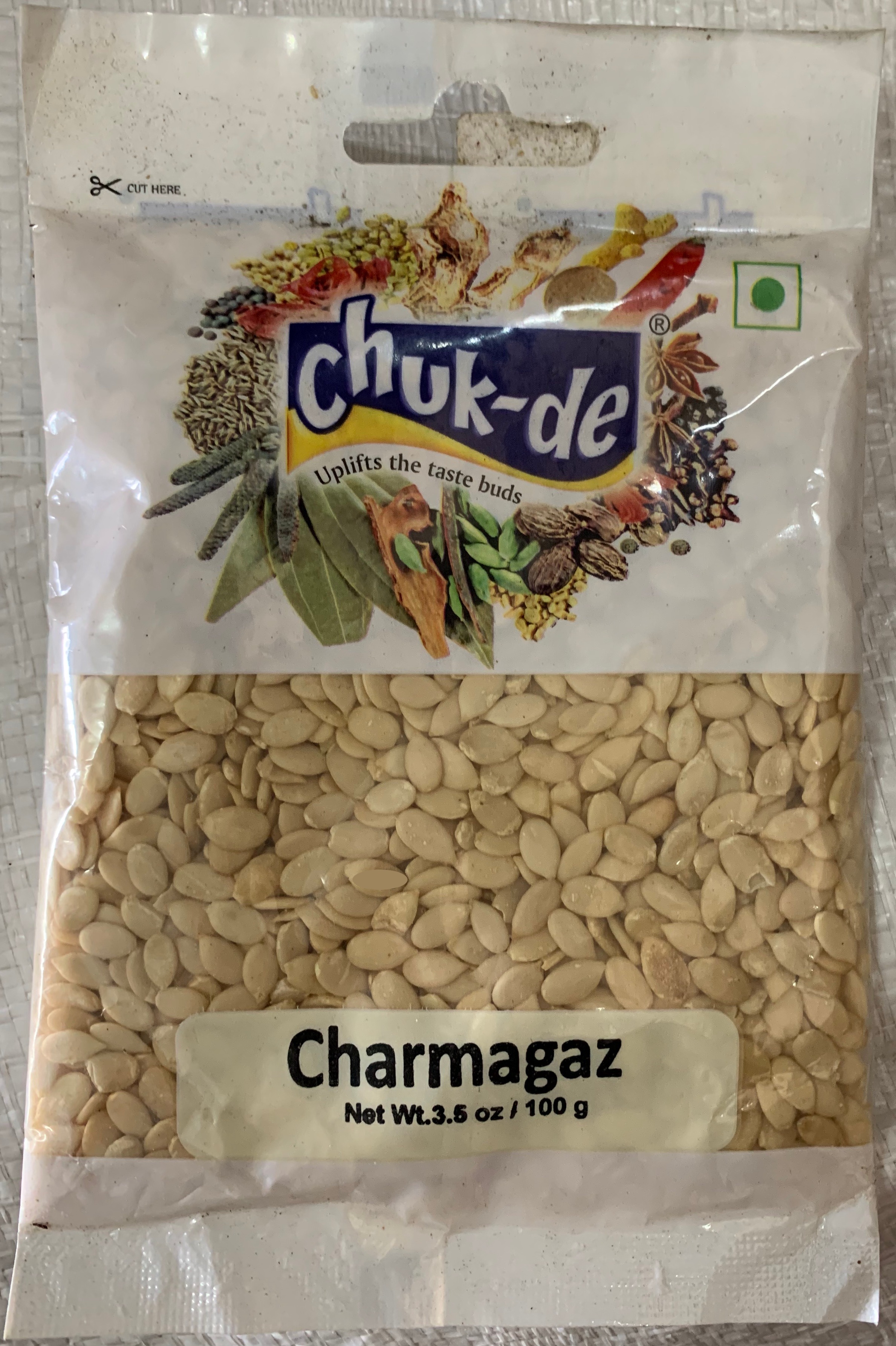 Chuk-de Charmagaz (Mixed Melon Seeds) 100g  เมล็ดแตงผสม