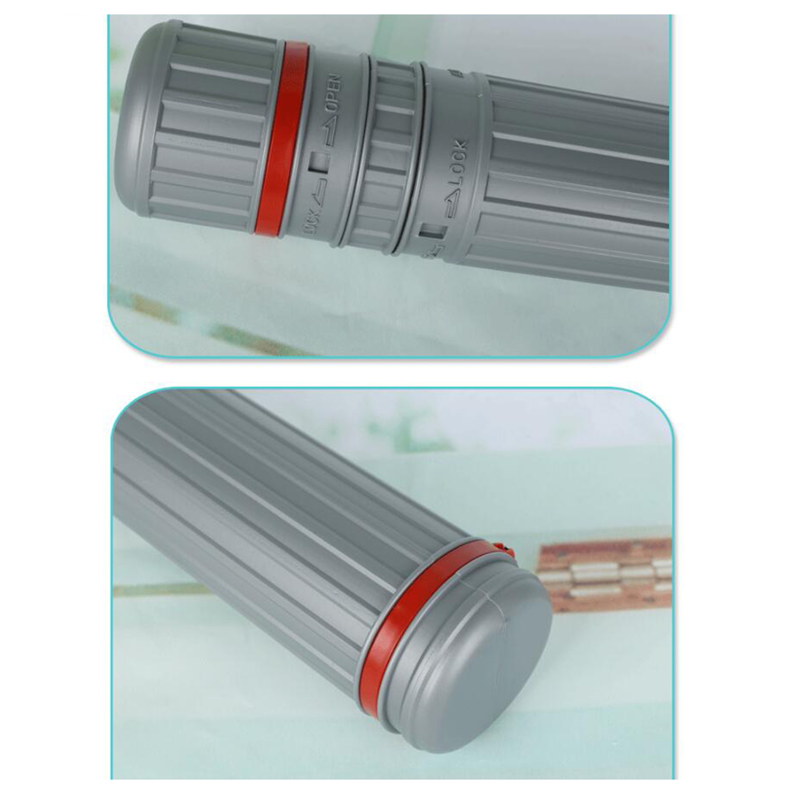 Moon Rodeo Rodeo Drawing Plastic Tube Blueprint Case Telescoping Art 