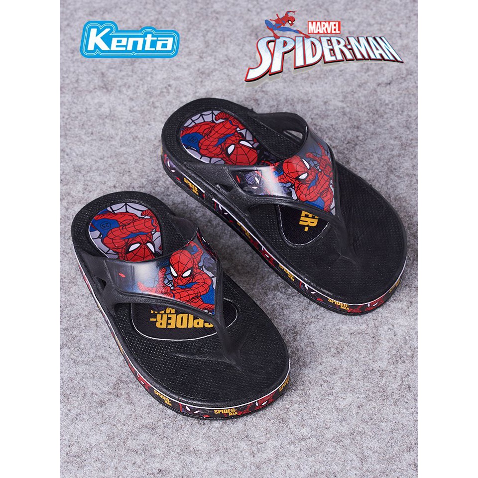รองเท้าแตะเด็ก รองเท้าแตะลายการ์ตูน Spider Man รองเท้าลายสไปเดอร์แมน แตะหนีบสำหรับเด็ก Kids Flip Flops