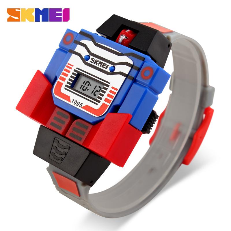 SKMEI นาฬิกาหุ่นยนต์ ดิจิตอล สำหรับเด็ก รุ่น SKMEI1095