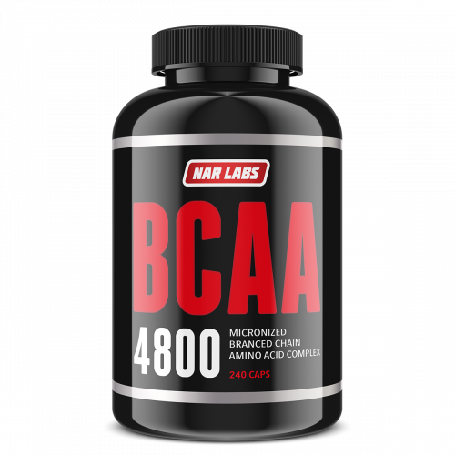 NARLABS BCAA 4800 Micronized Branched Chain Amino Acid Complex 240 Capsules