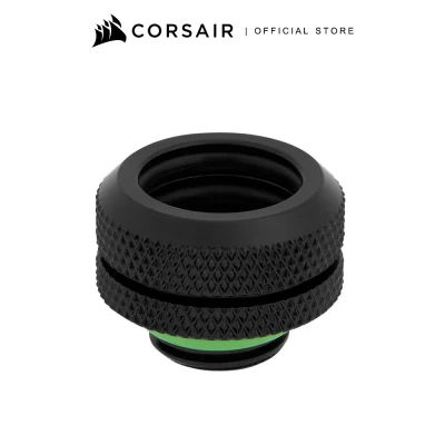 CORSAIR Hydro X Series XF Rigid 14mm OD Fitting Four Pack — Black