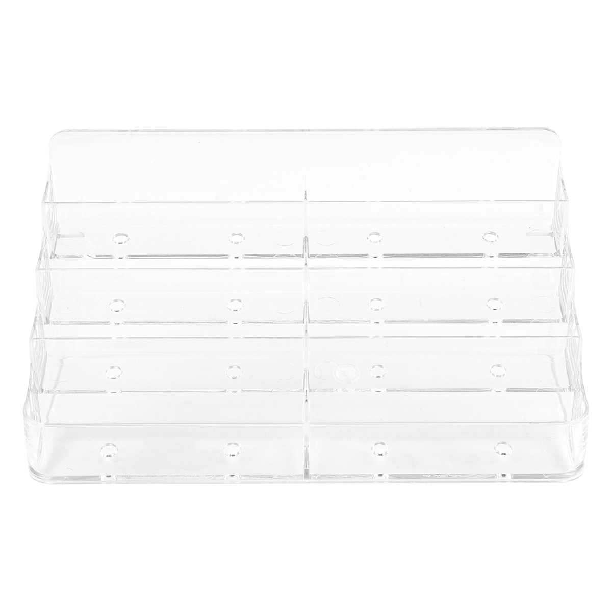 Business Card Holder, 8 Pocket Acrylic Business Card Holder for Desk Business Card Stand Desktop Business Card Holders