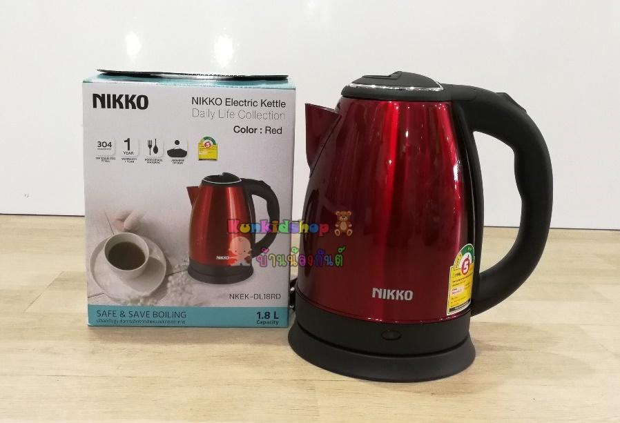 NIKKO กาต้มน้ำไฟฟ้า 1.8 L (001366) NIKKO กาต้มน้ำไฟฟ้า 1.8 L (001366)