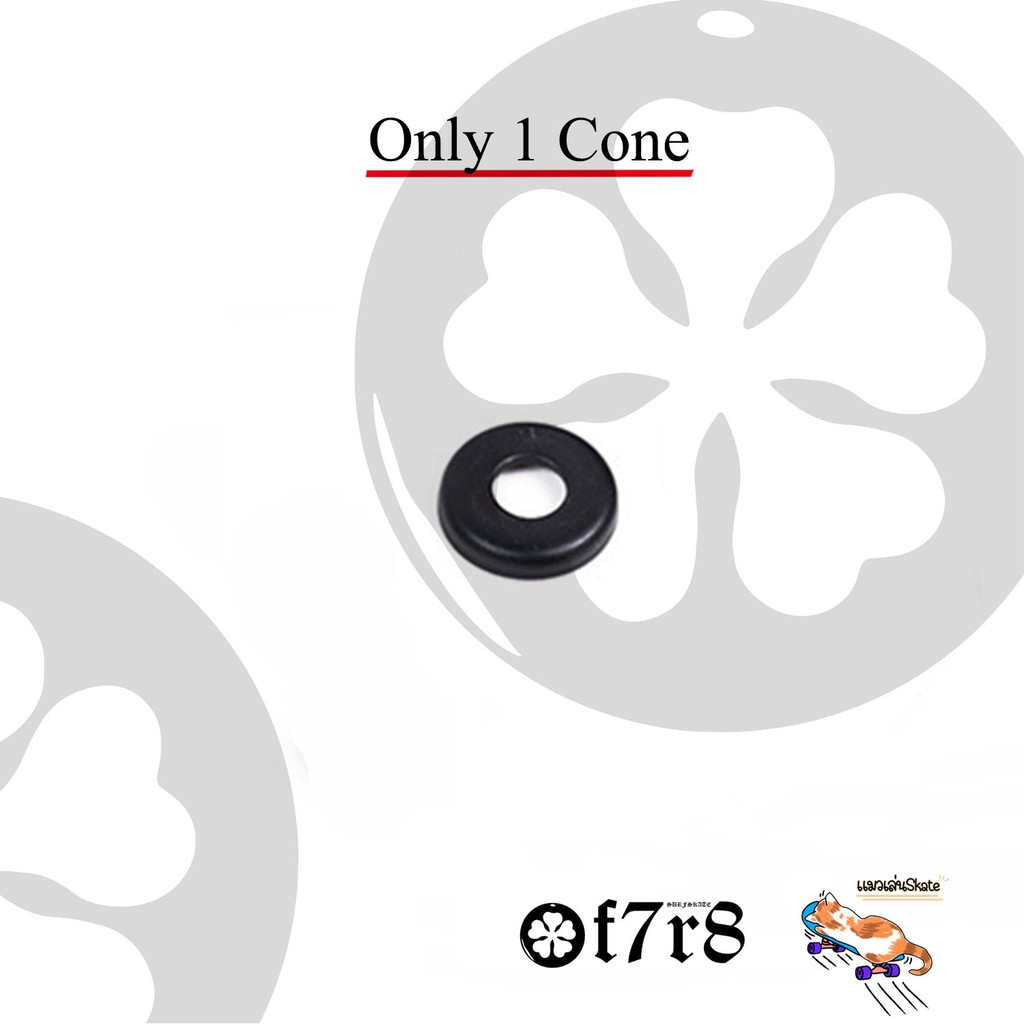 แหวนรองบุชชิ่ง + คิงพิน ครบเซตหน้าหลัง 2 ชุด มีทั้งแบบ cone+barrel และ cone+cone หรือ cone ตัวเดียว