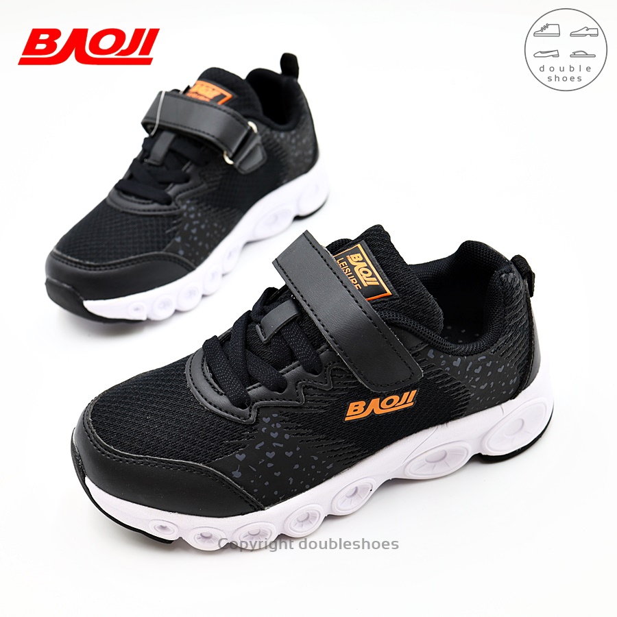 BAOJI ของแท้ 100% รองเท้าผ้าใบเด็ก รองเท้าวิ่ง รุ่น GH845 (ดำ/ กรม/ ฟ้า/ชมพู) ไซส์ 31-36