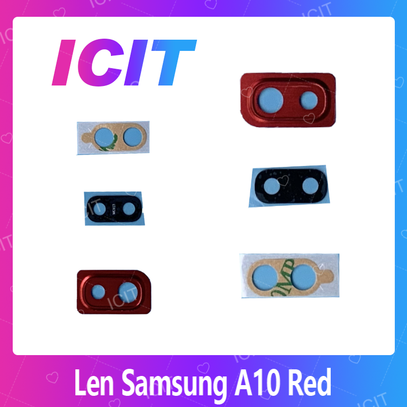 Samsung A10/A105 อะไหล่เลนกล้อง กระจกเลนส์กล้อง กระจกกล้องหลัง Camera Lens (ได้1ชิ้นค่ะ) สินค้าพร้อมส่ง คุณภาพดี อะไหล่มือถือ (ส่งจากไทย) ICIT 2020 สี สีแดง