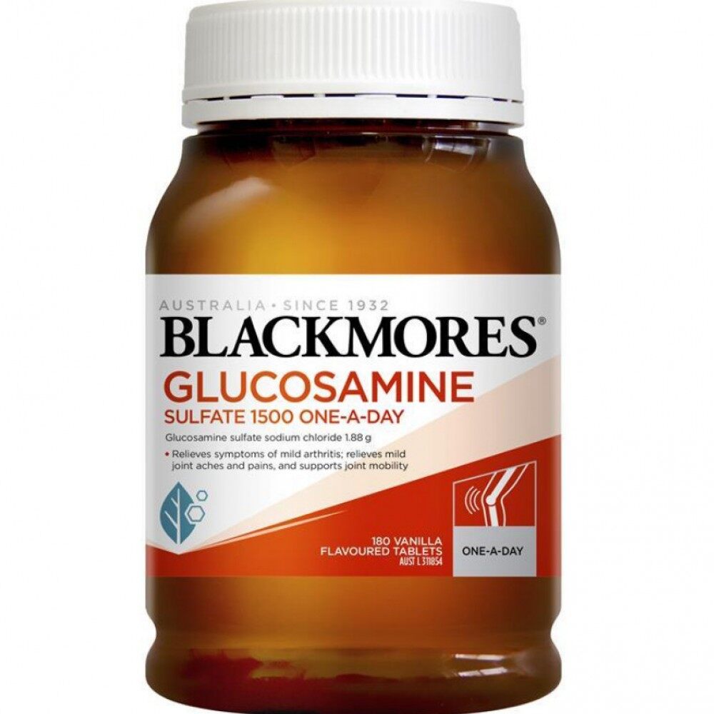 Blackmores Glucosamine 1500 กลูโคซามีน (180เม็ด) บำรุงกระดูก