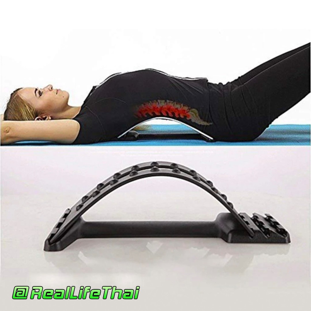 แผ่นดัดหลัง อุปกรณ์สุขภาพช่วยปรับนวดกระดูกสันหลัง ดัดหลัง แผ่นนวดหลัง Lumbar support