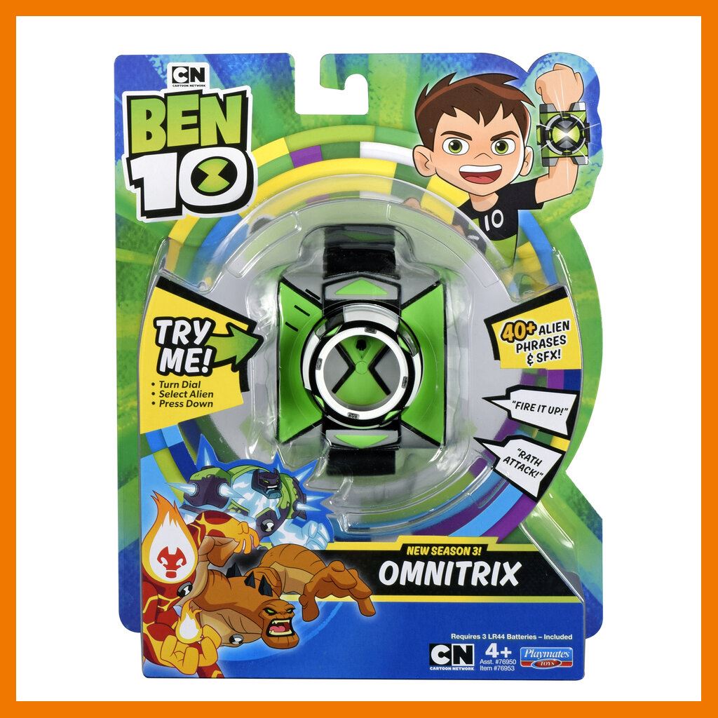 สินค้าขายดี!!! ของเล่น นาฬิกา เบนเทน Ben 10 Season 3 Basic Omnitrix เบ็นเท็น Ten ของแท้ ของเล่น โมเดล โมเดลรถ ของเล่น ของขวัญ ของสะสม รถ หุ่นยนต์ ตุ๊กตา โมเดลนักฟุตบอล ฟิกเกอร์ Model